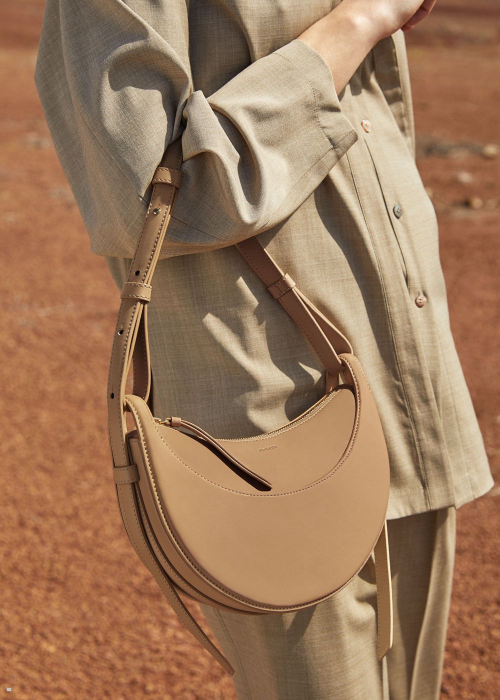 Beige Polène Numéro Dix Bags | CLI-249317