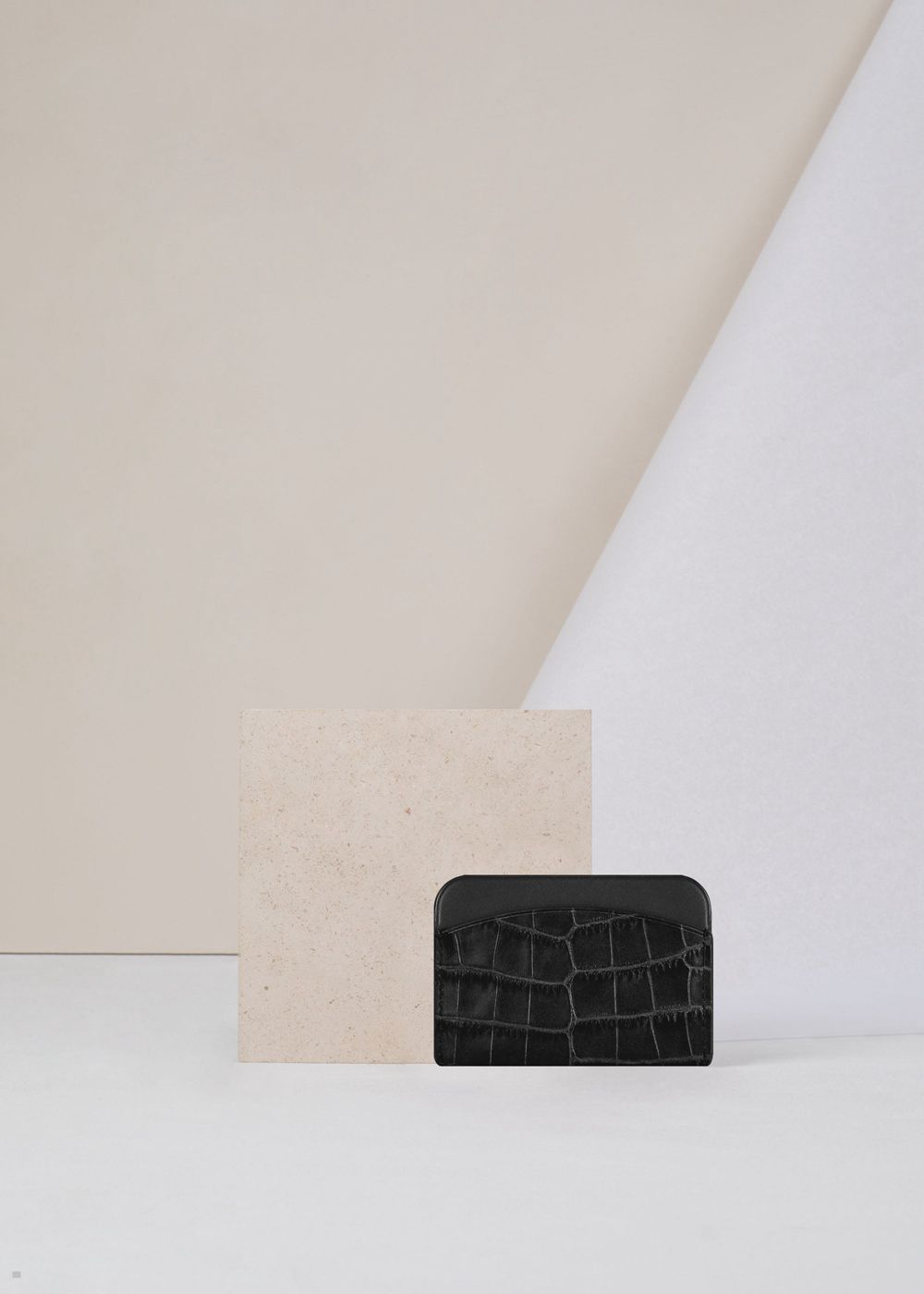 Black Polène Card Holder Wallets | CKB-910758