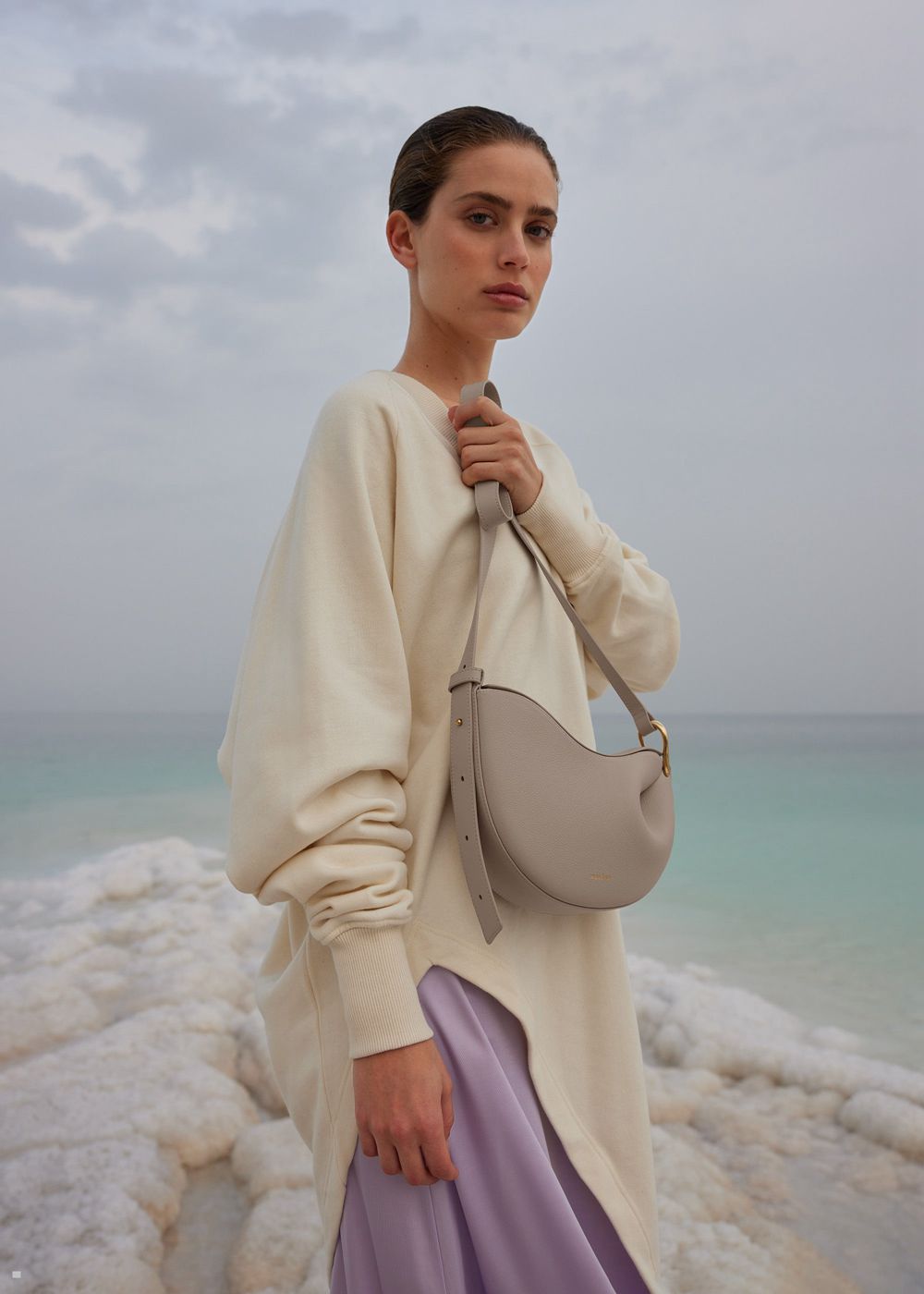 Grey Polène Tonca Bags | SVT-290316