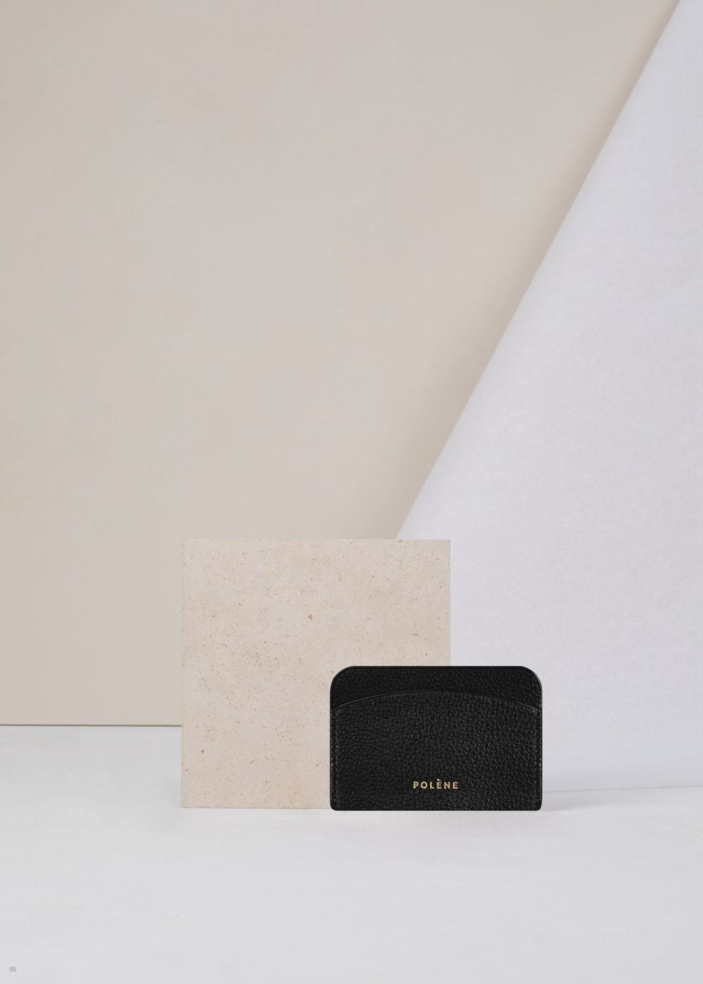 Black Polène Card Holder Wallets | IWZ-351497