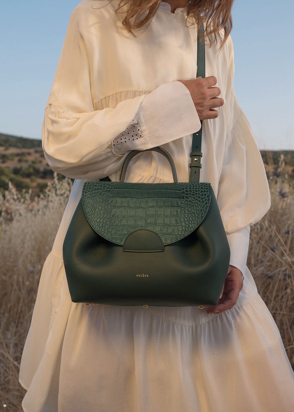 Green Polène Numéro Un Bags | NPL-180625